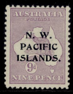 AUSTRALIA - New Guinea GV SG79, 9d violet, LH MINT. Cat £55.