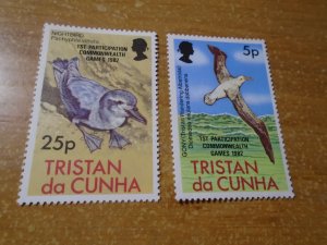 Tristan Da Cunha  #  318-19  MNH  Birds