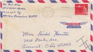 United States A.P.O.'s 8c Airliner Over Capitol 1968 Army & Air Force Postal ...