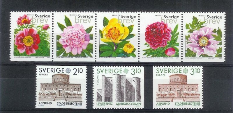 SWEDEN (28) Complete Sets ALL Pristine Mint Never Hinged Cat Value $175+