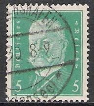 Germany #368 President Von Hindenberg Used