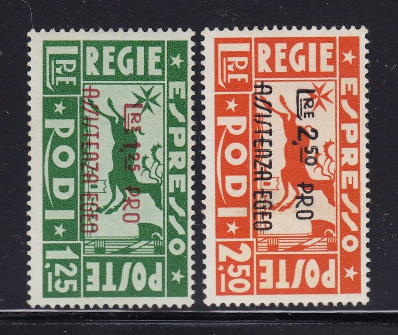 Italy - Rhodes Scott # EB1 - 2 set VF-OG never hinged cv $ 190 ! see pic !