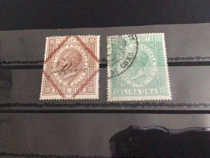 Italy vintage used revenue Stamps  Ref 64137