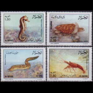 ALGERIA 1992 - Scott# 966-9 Marine Life Set of 4 NH