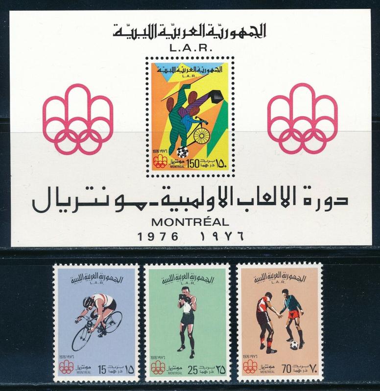 Libya - Montreal Olympic Games MNH Set #618-21 (1976)