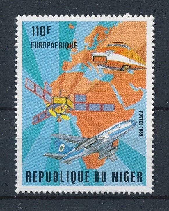 [113352] Niger 1985 Railway trains Eisenbahn  MNH