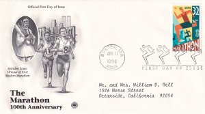 1996, Centennial Marathon, PCS, FDC (E11472)