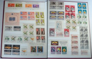 COLOMBIA Airmail Postage Latin America Stamps Block Sheet Collection Album