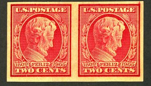 U.S. #368 MINT PAIR OG LH