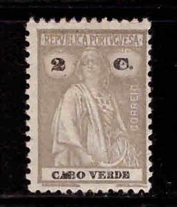 Cape Verde Scott 178 MH* Ceres stamp similar centering