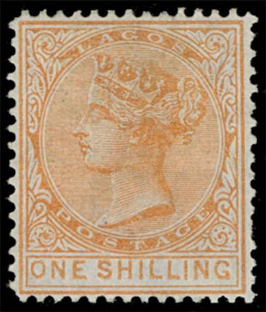 Lagos Scott 12 Gibbons 16 Mint Stamp