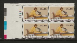 #1925 MNH Plate Block