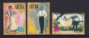 Aruba   #134-136   MNH  1996  America issue