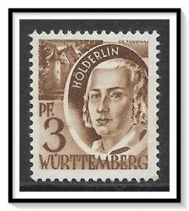 Wurttemberg #8N2 Friedrich Holderlin NG