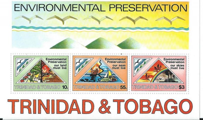 Trinidad & Tobago # 347a Souvenir Sheet (MNH) CV$5.00