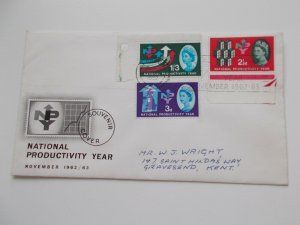 1962 NPY Illustrated First Day Cover with London Cds & NPY Slogan Cancel Cat £70