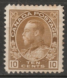 Canada 1925 Sc 118 MH* toning spots