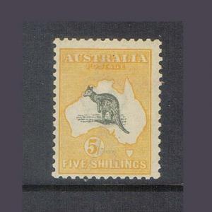 Australia 1918 Kangaroos SG 42 MH