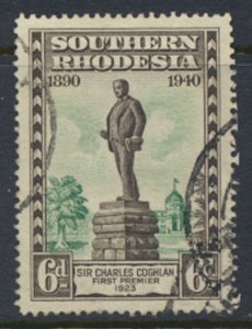 Southern Rhodesia  SG 60 SC# 63   Used Golden Jubilee BSAC  see scans 