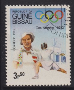 Guinea-Bissau 491 Olympic Fencing 1983