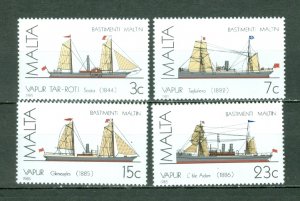 MALTA 1985 SHIPS   #670-673   SET  MNH...$6.95