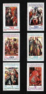 Bulgaria-Sc #3656-61-unused NH set-Paintings-El Greco-1991-