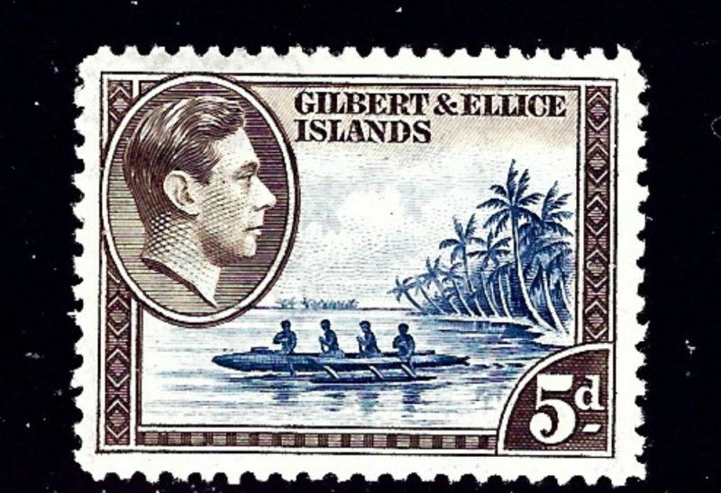 Gilbert and Ellice 46 MH 1939 issue    (ap1252)