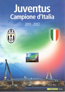 2012 Italy - Republic, Folder - Juventus Champion of Italy 2011-12 - MNH**