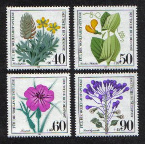 Germany #B577-B580  MNH  1980  endangered wild flowers