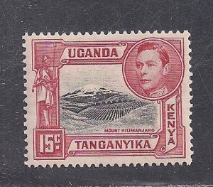 KENYA, UGANDA AND TANZANIA  SC# 72 (13 1/2X13)  FVF/MLH