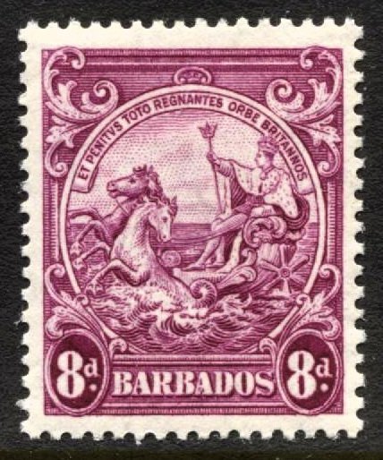 STAMP STATION PERTH - Barbados #199A Seal of Colony Issue MVLH