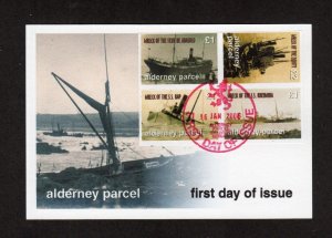 ALDERNEY PARCEL: 2006 SHIPWRECKS FIRST DAY CARD