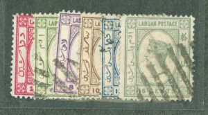 Labuan #42-47 Used Single