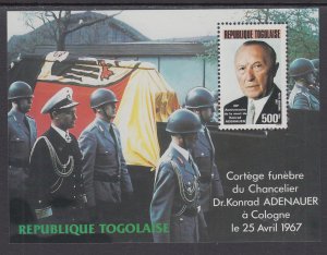 Togo C558 Souvenir Sheet MNH VF