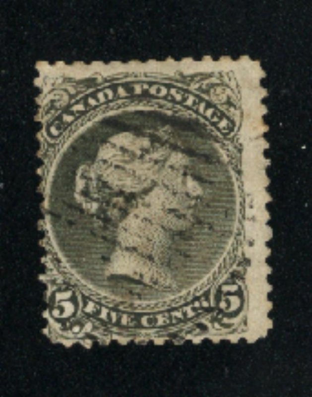 Canada #26  used  VF 1875   PD