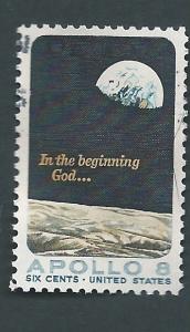 SCOTT #  1371  used  single   Apollo 8