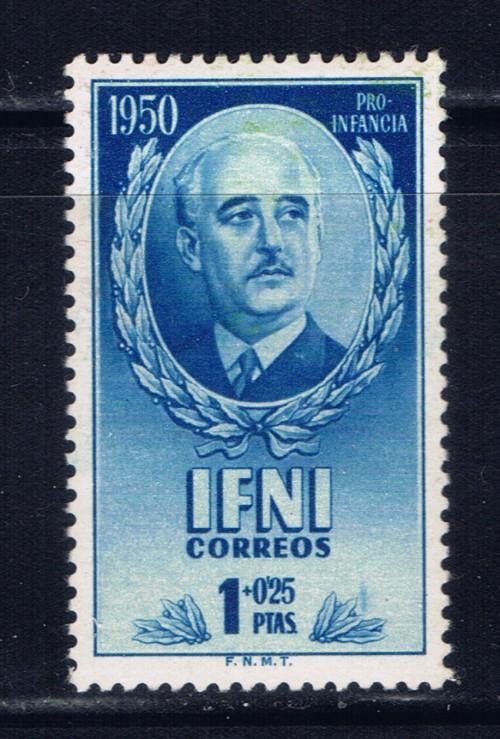 Ifni B2 Hinged 1950 Franco issue 