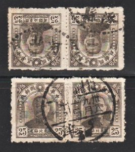 PR China 1949 N China 華北 People's Post, 暫作xx On SYS ($1/25c) Used