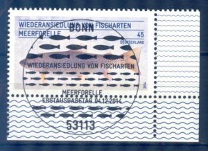Germany 2014 Fishes Mi. 3120 Used CTO