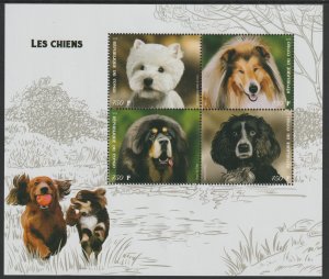 DOGS perf sheet containing four values mnh