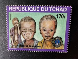 Chad 1987 Mi. 1164 Fight against trachoma Lions International 170F