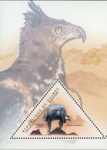 Vultures Stamp Aquila Chrysaetos Bird Raptor S/S MNH #8652-8654 / Bl.1992