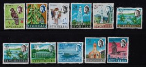 Seychelles  QEII pict. set compl., sg196-212+233-237/sc198-212++. MNHCV £79(a654