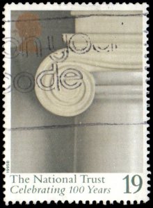 Great Britain 1606 - Used - 19p National Trust, 100 Years (1995) (cv $0.60)