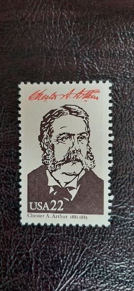 US Scott # 2218c; 22c Chester A Arthur from 1986; MNH, og; VF centering