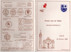 France 1982 Sc 1822 FD Presentation Pack