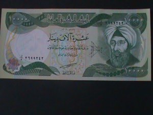 ​IRAQ-CENTRAL BANK OF IRAQ-10000 DINARS-UN CIRCULATED -ANTIQUE BANK NOTE-XF