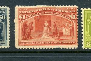 Scott 241 Columbian Hi Value Mint Stamp (Stock 241-26)