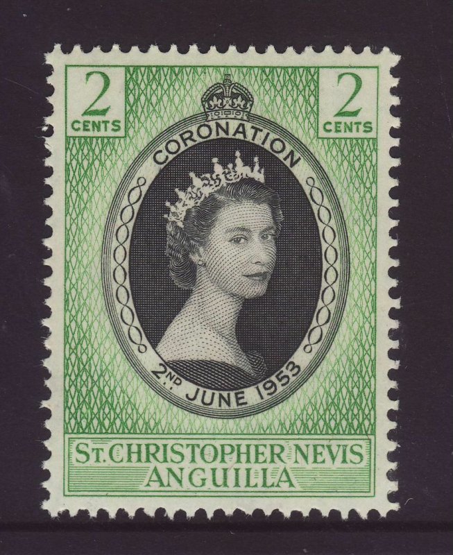 1953 St Kitts 2c Coronation Unmounted Mint SG106