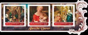 Stamps. Art, painting, Albrecht Durer 2021 8 sheets perforated ** MNH